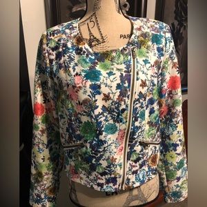 EUC Women’s Darling Floral Moto Jacket